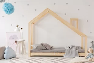 Łóżko dziecięce MILA DMS 80x160 sosna - Łóżka dla dzieci i młodzieży - miniaturka - grafika 1