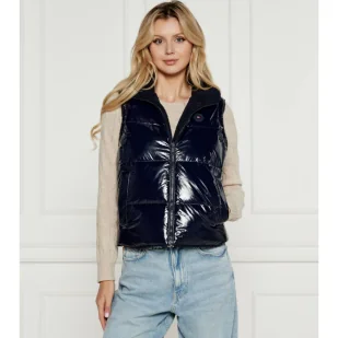 Tommy Hilfiger Puchowa dwustronna kamizelka Regular Fit - Kamizelki damskie - miniaturka - grafika 1
