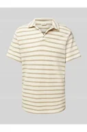 Koszulki męskie - Koszulka polo kroju regular fit z fakturowanym wzorem model IAN - Only & Sons - miniaturka - grafika 1