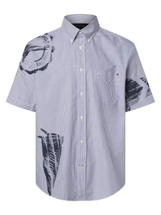 Tommy Hilfiger Koszula męska Mężczyźni Regular Fit Bawełna niebieski w paski button down, L - Koszule męskie - miniaturka - grafika 1