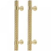 Zawiasy, okucia i inne akcesoria - Uchwyty meblowe - do szuflad i szafek - stop cynku - 6 sztuk - 128 mm - złoty - miniaturka - grafika 1