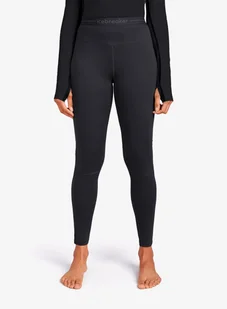 Getry termoaktywne damskie Icebreaker Merino Blend 125 ZoneKnit Leggings - black - Kalesony - miniaturka - grafika 1