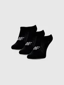 Skarpetki damskie - 4F Skarpetki krótkie (5-pack) dziewczęce - czarne 38-40 - miniaturka - grafika 1