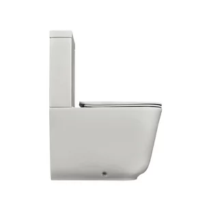 Kerasan Tribeca Toaleta WC kompaktowa 69x35 cm biała 511701 - Kompakty WC - miniaturka - grafika 1