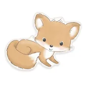 Kołdry i poduszki dla dzieci - Poduszka dla niemowląt w kształcie lisa, 36 x 27,5cm - miniaturka - grafika 1