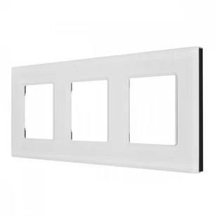 Maclean Szklana ramka potrójna MCE731W Biała - Żarówki LED - miniaturka - grafika 2