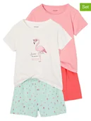 Rampersy - vertbaudet Piżamy (2 szt.) w kolorze jasnoróżowo-turkusowym - miniaturka - grafika 1