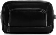 Kosmetyczki, organizery i kuferki - POLSKA SKÓRZANA KOSMETYCZKA SOLOME CZARNA - miniaturka - grafika 1