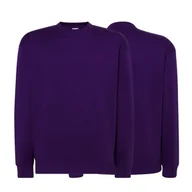 Moda i Uroda OUTLET - Bluza sweatshirt purple męska z logo na sercu i plecach nadrukiem logo firmy 290g 290 kolor PU bluza sweatshirt - miniaturka - grafika 1
