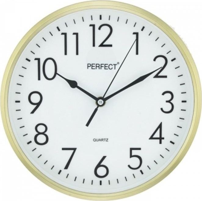 Perfect Zegar ścienny Perfect FX-5742 Gold 25,5 cm