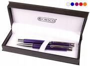 Pióra wieczne - CRESCO Pióro + długopis Elegant w etui 34 - Cresco - miniaturka - grafika 1