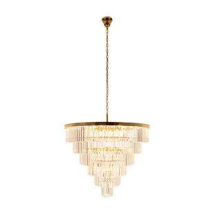 Lampa wisząca SPLENDORE złota 50 cm DN915-50A Step Into Design - Lampy sufitowe - miniaturka - grafika 1