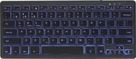 Klawiatury - Klawiatura Bezprzewodowa Gembird KB-BTRGB-01-DE QWERTZ - miniaturka - grafika 1