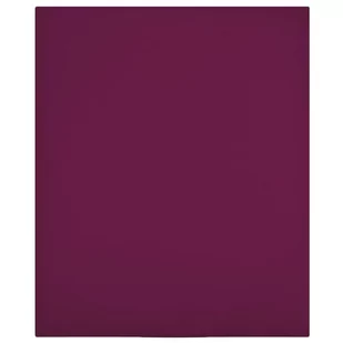 vidaXL Prześcieradła, 2 szt., bordowe, 180x200 cm, dżersej bawełniany - Prześcieradła - miniaturka - grafika 1