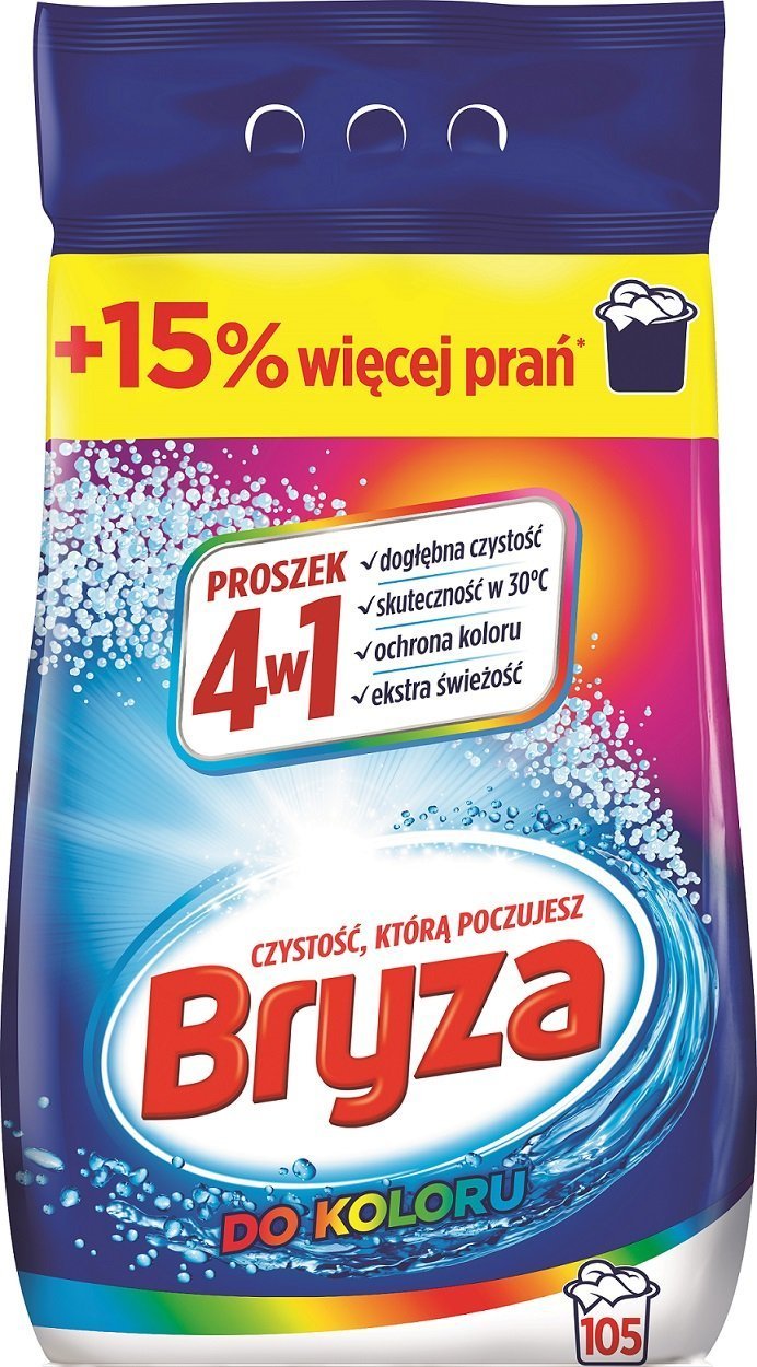Bryza Proszek 4w1 do prania tkanin kolorowych 6,825kg