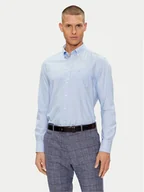 Koszule męskie - Bugatti Koszula 9350 98800 Błękitny Slim Fit - miniaturka - grafika 1