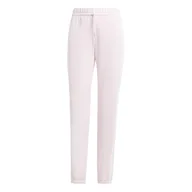 Spodnie rowerowe - adidas Kobiety ESSENTIALS 3-STRIPES FRENCH TERRY CUFFED PANTS, Clear Pink/White, L - miniaturka - grafika 1