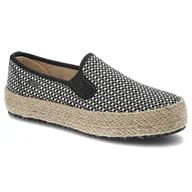 Espadryle damskie - Big Star, Espadryle, JJ274395 Czarny, rozmiar 37 - miniaturka - grafika 1