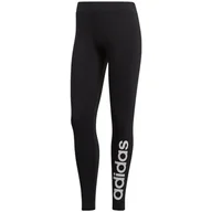 Legginsy - Legginsy damskie adidas Essentials Linear Tight czarne DP2386 - miniaturka - grafika 1