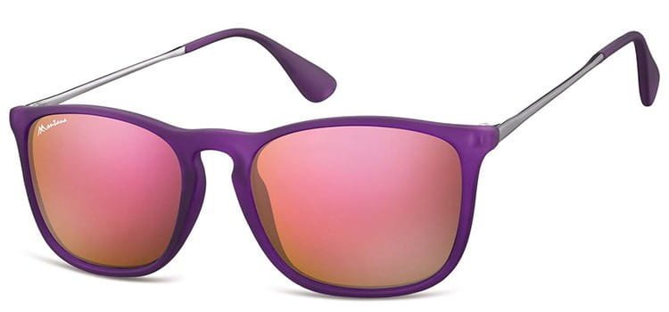 Okulary Montana MS34C fioletowe lustrzanki nerdy