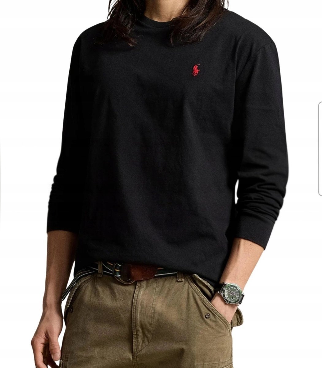 Koszulka z długim rękawem męska POLO RALPH LAUREN Longsleeve czarna M