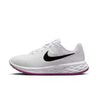 Trampki damskie - Nike W Revolution 6 NN, Damskie trampki, Biały/Black-Vivid Sulfur-Vivid Purp, 41 EU, White Black Vivid Sulfur Vivid Purp, 41 EU - miniaturka - grafika 1