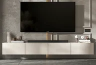 Szafki RTV - Wisząca Szafka RTV Loft kaszmir Mat komoda RTV 240 cm - miniaturka - grafika 1