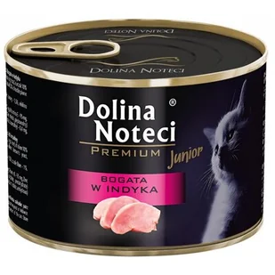 Dolina Noteci Premium Kot Junior Bogata w indyka puszka 185g - Mokra karma dla kotów - miniaturka - grafika 2