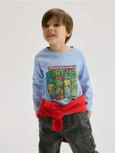 Bluzki dla niemowląt - Reserved - Koszulka Wojownicze Żółwie Ninja - jasnoniebieski - miniaturka - grafika 1