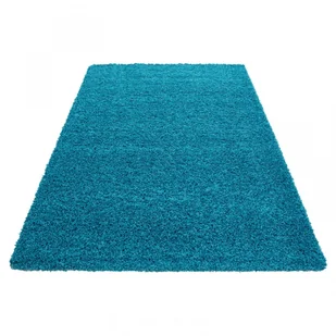 Dywan shaggy  Turkusowy 60 cm x 110 cm - Dywany - miniaturka - grafika 1
