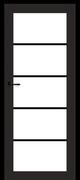 Drzwi wewnętrzne - Skrzydło Loft, czarny mat, 80 prawe - miniaturka - grafika 1