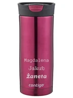 Kubki termiczne - Kubek termiczny z grawerem Contigo Huron 470ml - Vivacious - miniaturka - grafika 1