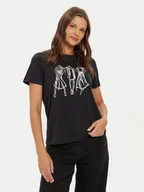 Koszulki i topy damskie - Vero Moda T-Shirt Romy 10320297 Czarny Regular Fit - miniaturka - grafika 1