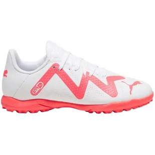 Buty piłkarskie Puma Future Play TT Jr 107391 (kolor Biały, rozmiar 28) - Piłka nożna - miniaturka - grafika 1