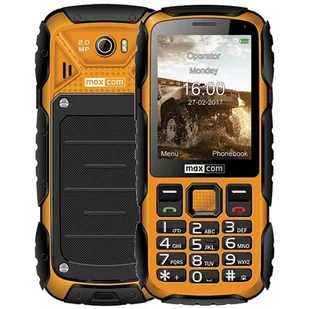 Maxcom MM920L Żółty - Telefony komórkowe - miniaturka - grafika 2