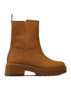 Botki damskie - Timberland Botki Carnaby Cool Wrm Pull On Wr TB0A5VR8231 Brązowy - miniaturka - grafika 1