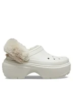 Klapki i japonki męskie - Crocs Klapki Stomp Lined Clog 208547 Beżowy - miniaturka - grafika 1