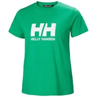 Koszulki i topy damskie - Koszulka sportowa damska Helly Hansen Hh Logo - miniaturka - grafika 1