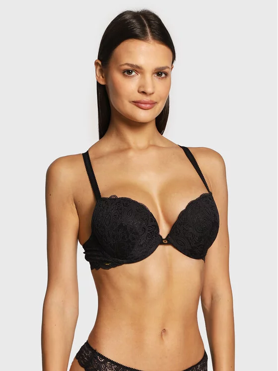 Selmark Biustonosz push-up Francesca 60929 Czarny