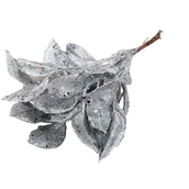 Ozdoby bożonarodzeniowe - Bukiet liści brokat 24 cm mix - miniaturka - grafika 1