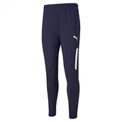 Spodnie męskie - PUMA PUMA Spodnie męskie Teamliga Training Pants Pro Peacoat-Puma White XXL 657332 - miniaturka - grafika 1
