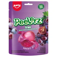 Żelki - Owocowe Żelki Amos Peelerz Grape Żelki Do Obierania Z Sokiem Owocowym 65G - miniaturka - grafika 1