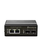Pozostałe akcesoria sieciowe - LevelOne IGP-0432 łącza sieciowe Nie zarządzany Gigabit Ethernet (10/100/1000) Obsługa PoE Czarny - miniaturka - grafika 1