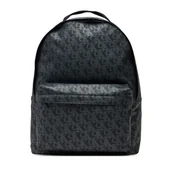 Plecaki - Plecak Calvin Klein Jeans Matte Aop Center Zip Bp 43 LV04G3112G Czarny - miniaturka - grafika 1