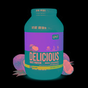 Odżywki białkowe - QNT - Delicious Whey Protein - 908 g kokos - miniaturka - grafika 1