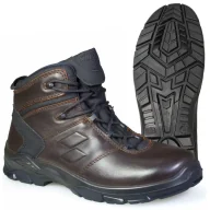 Odzież taktyczna i umundurowanie - Buty Wojskowe Taktyczne Sibeza PRO Mid Skórzane z Membraną Brązowe - Polski Producent - miniaturka - grafika 1