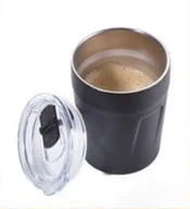Kubki termiczne - TROIKA ESPRESSO DOPPIO 160 ml Czarny Stal nierdzewna - miniaturka - grafika 1