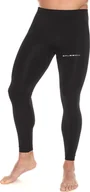 Spodnie sportowe męskie - Brubeck Legginsy męskie Running Force czarny r. XXL LE11460A - miniaturka - grafika 1