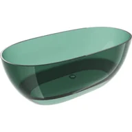 Wanny - Mexen Pure teal wanna wolnostojąca transparentna 170 x 80 cm, korek chrom - 58071708011 - miniaturka - grafika 1