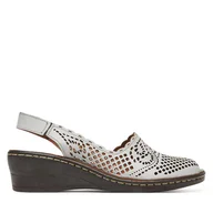 Sandały damskie - Sandały Comfortabel 720036-09 Szary - miniaturka - grafika 1